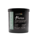 Pisces Zodiac Constellation Candle