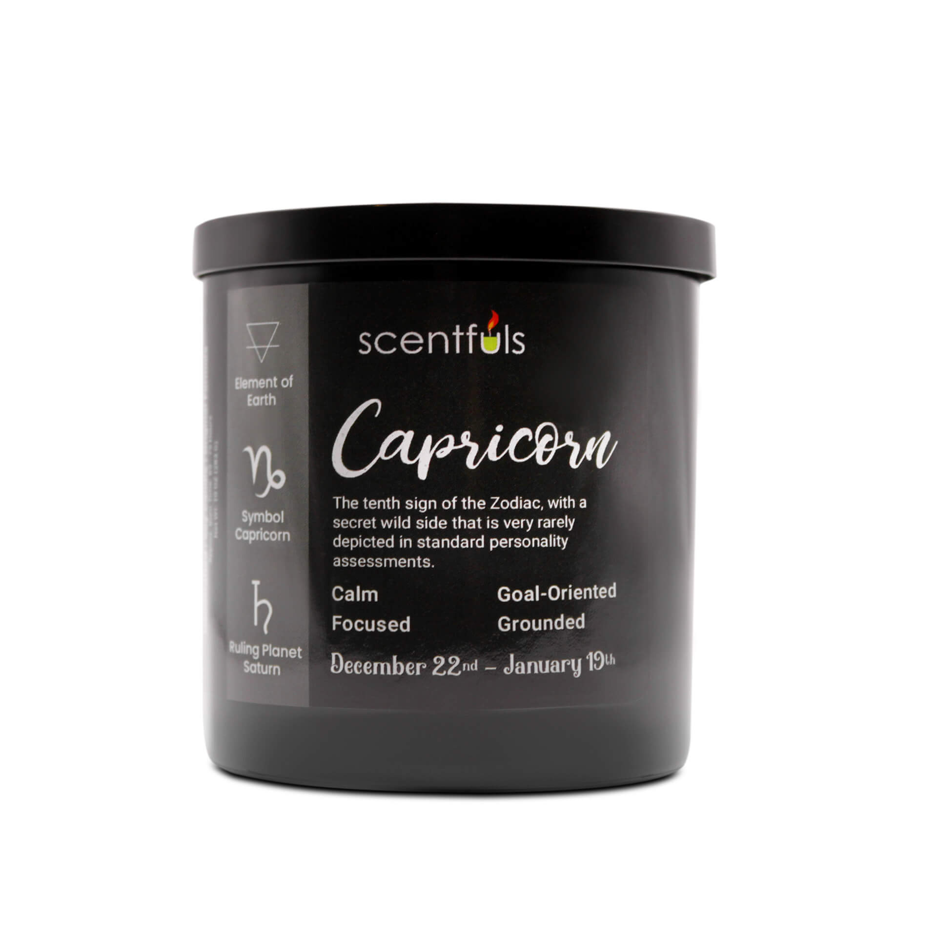 Capricorn Zodiac Constellation Candle