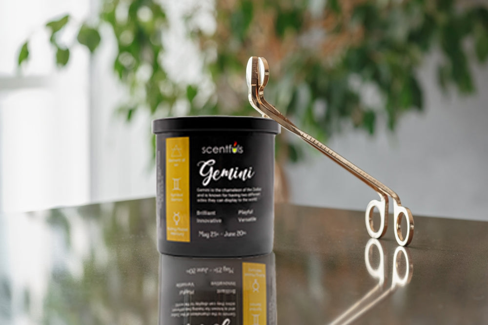 Gemini Zodiac Constellation Candle