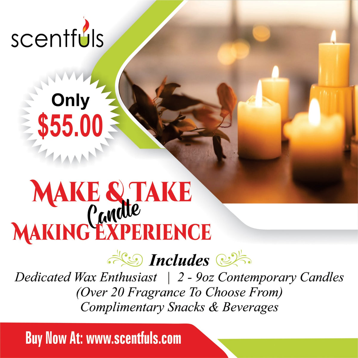 Make & Take Candle Making Experience (June 29th, 2024)
