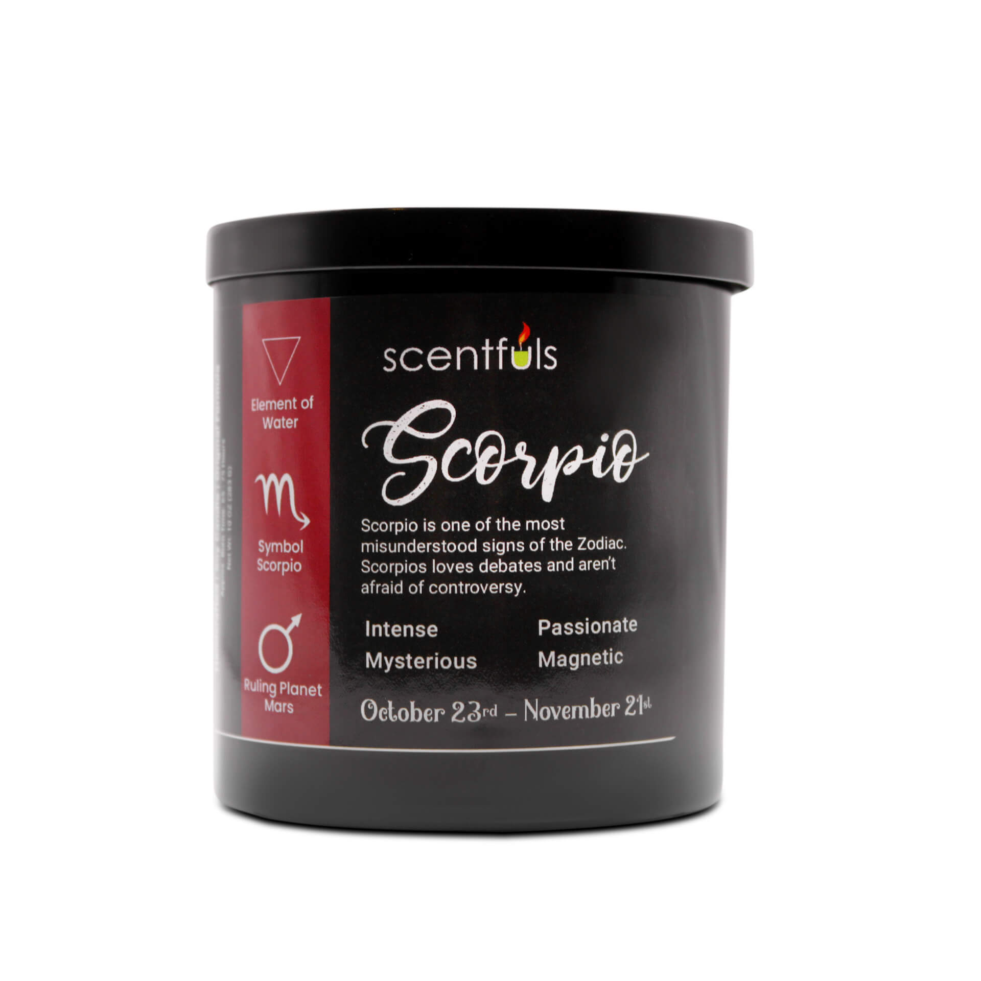Scorpio Zodiac Constellation Candle