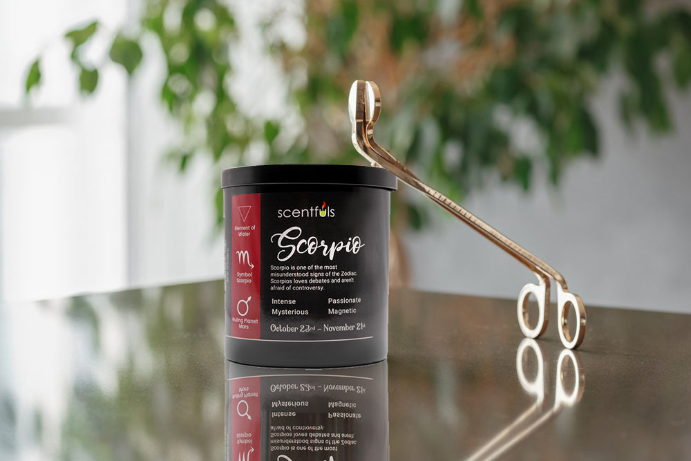 Scorpio Zodiac Constellation Candle