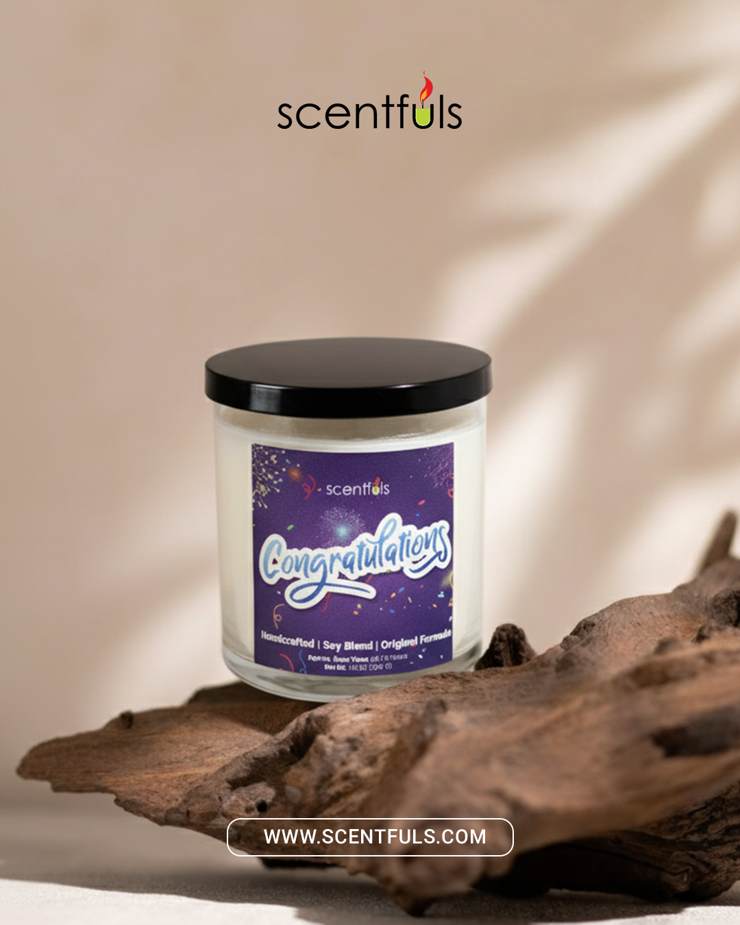 Congratulations Candle